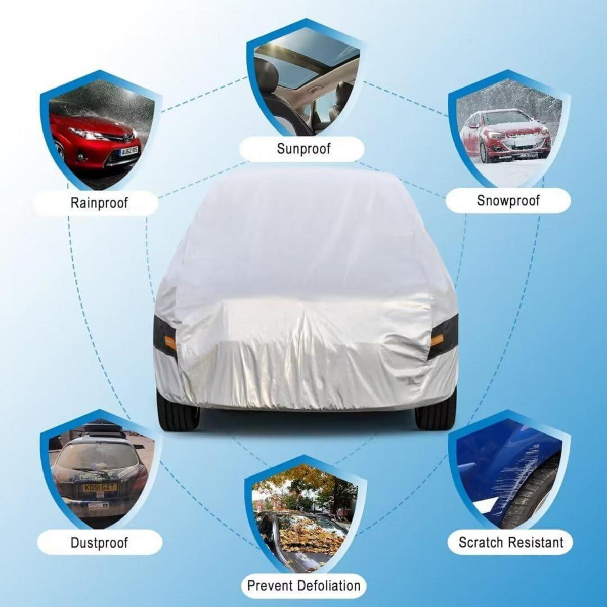 Autoabdeckung Audi Q8/SQ8 (2017-2023) – Wasserdicht & Atmungsaktiv