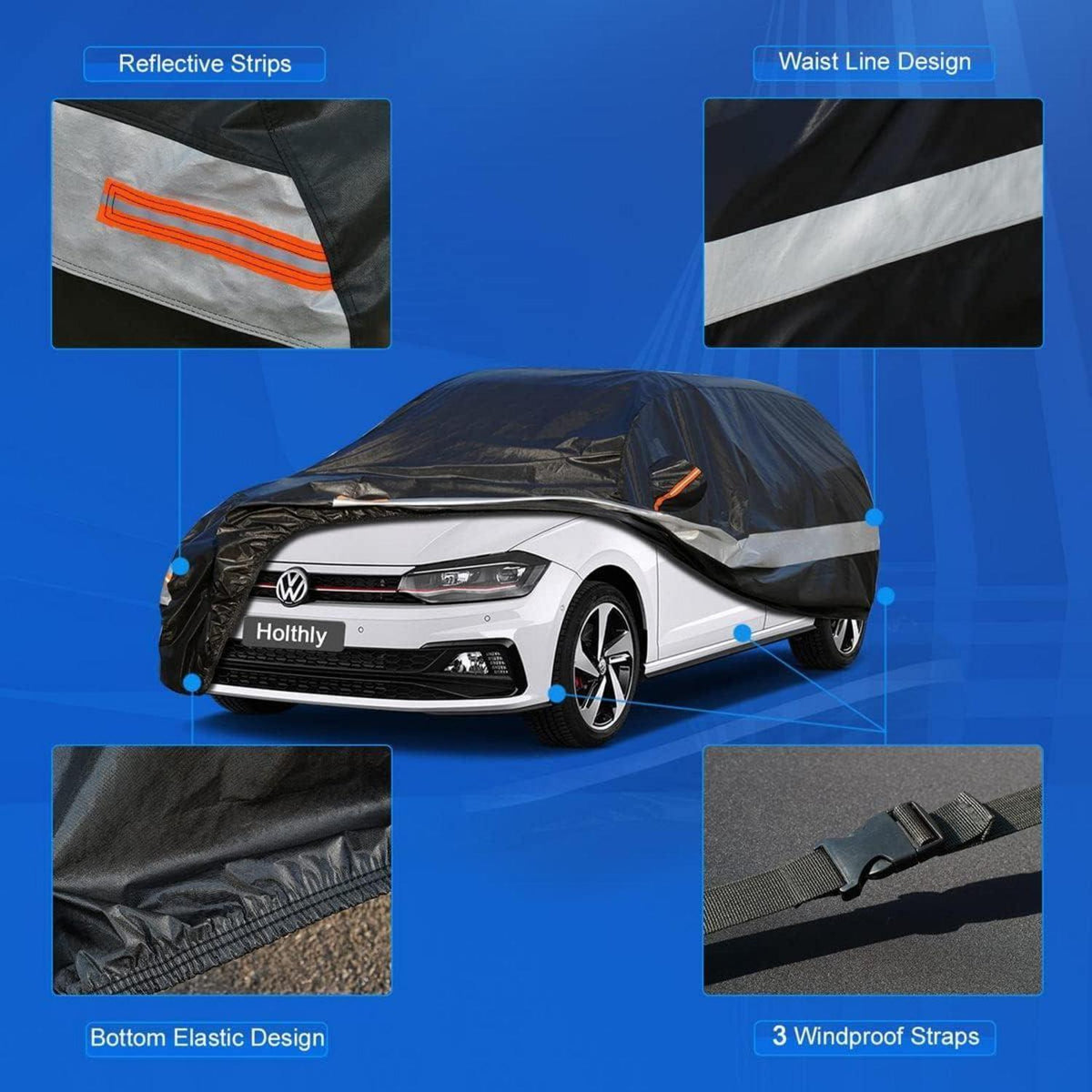 Autoabdeckung wasserdicht für Honda Jazz/Fit (2002-2023)