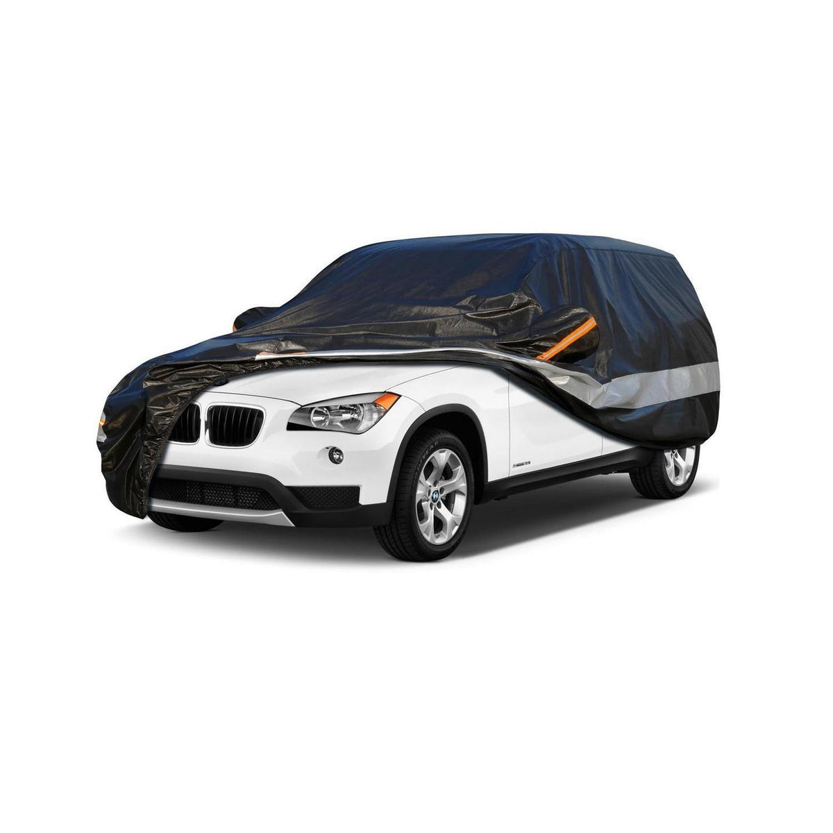 Autoabdeckung wasserdicht für BMW X1 (2009-2023) – Schwarz