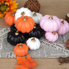 Künstliche Kürbisse Set 12-teilig Herbst Halloween