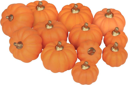 Künstliche Kürbisse Set Herbst Halloween Thanksgiving Urlaub