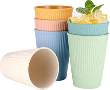 6er Set Trinkbecher Kinder Mehrweg PP Campingbecher 300 ml