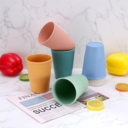 Hejo 6er Set Trinkbecher Plastik Campingbecher Kinderbecher