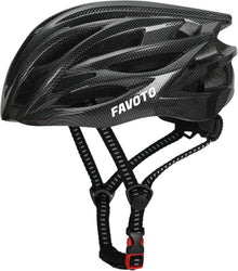 Favoto Fahrradhelm mit Abnehmbarer Innenfutter und Belüftung