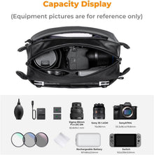 K&F Concept Kamera-Rucksack wasserdicht 7L 27*18*13 cm