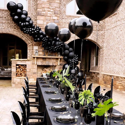 Luftballons Geburtstag 12 Zoll Schwarz 50 Stück Party Dekoration