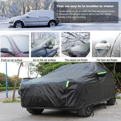 Wasserdichte Autoabdeckung XL – Vollgarage für Limousine