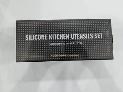 Silikon Küchenhelfer Set 22-teilig Kochutensilien Antihaft Spülmaschinengeeignet Pink