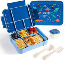 Brotdose mit Fächern 1300ml Lunchbox für Kinder auslaufsicher