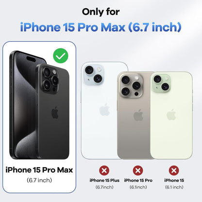 Handyhülle iPhone 15 Pro Max Echtleder RFID Kartenfach