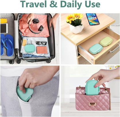 Pillendose Klein Tablettenbox 7 Tage 8 Fächer Reise Pillen-Organizer