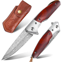 Dragon Creek Damast Klappmesser EDC Taschenmesser Outdoor
