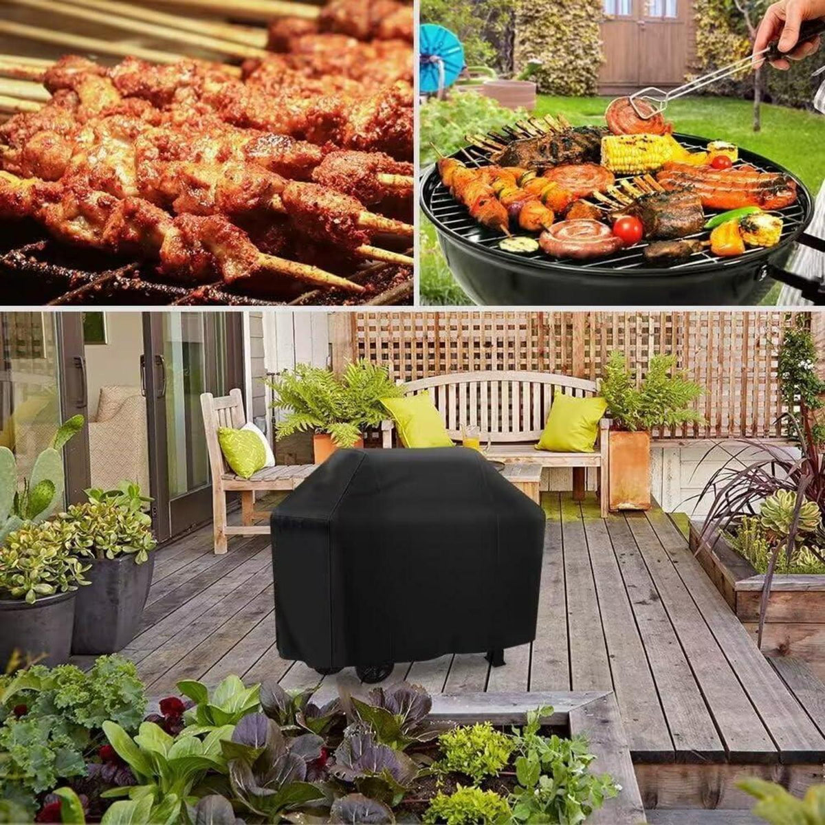 Grillabdeckung Wetterfest Wasserdicht Gasgrill Abdeckung Winddicht