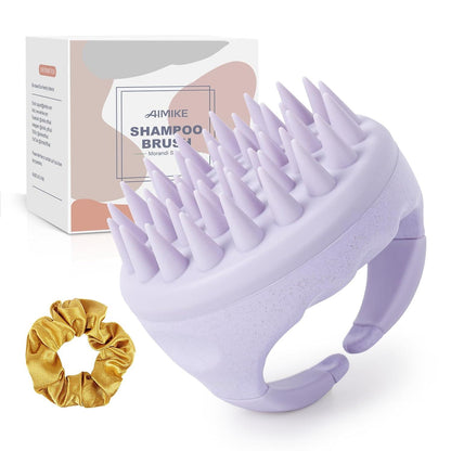 Kopfhaut Massagebürste Shampoo Bürste Silikon Scalp Massager - Rotuces
