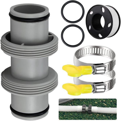 Poolschlauchverbinder 38mm Pool Anschlussset 38mm Adapter