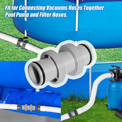 38mm Poolschlauch Verbinder Pool Schlauchverbinder Anschlussset Adapter