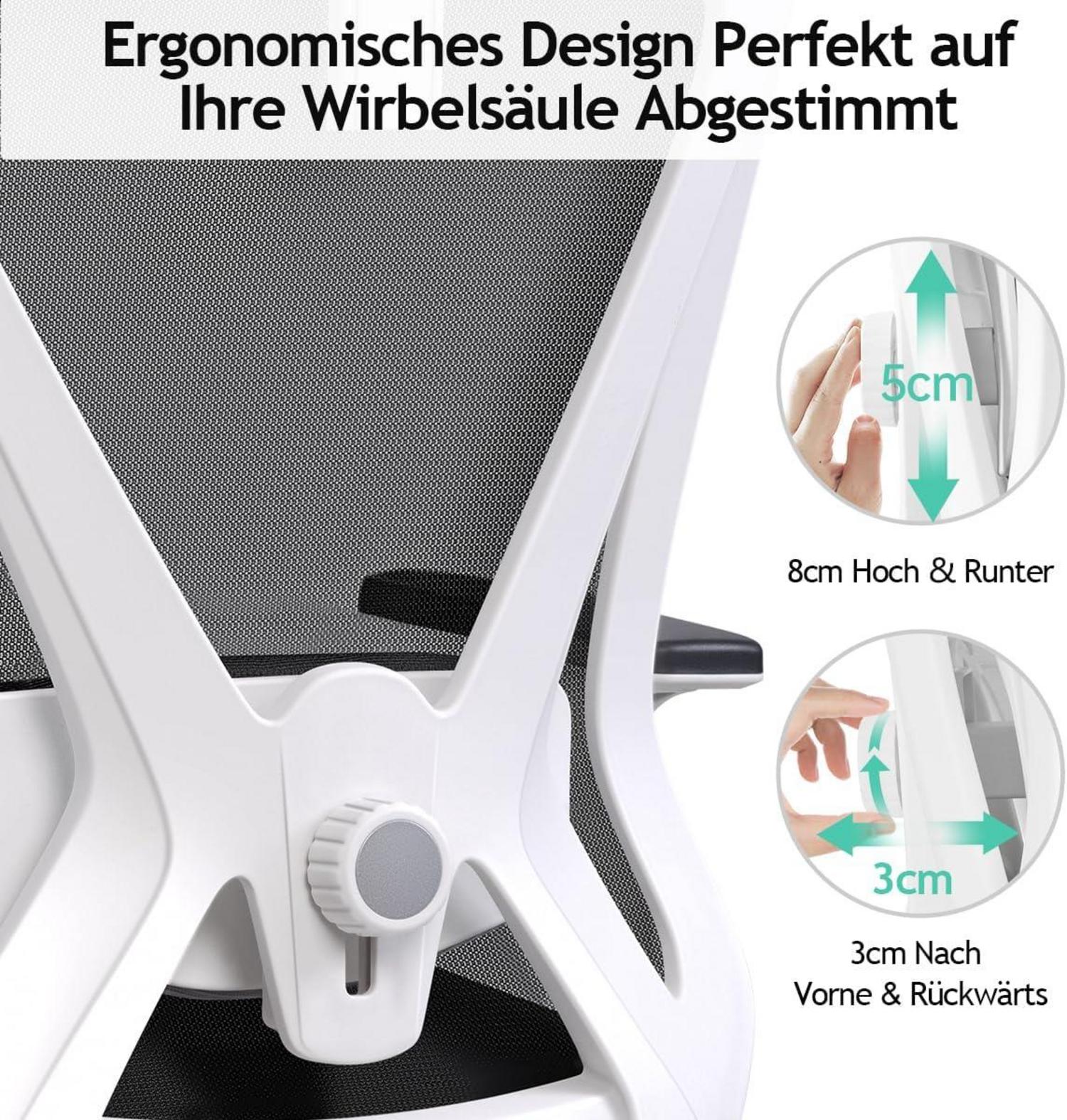 Ergonomischer Bürostuhl mit Verstellbarer