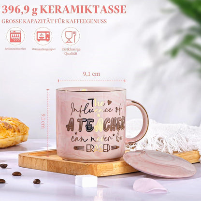 Marmor Tasse "Lehrer Wertschätzung" - 400ml Geschenk