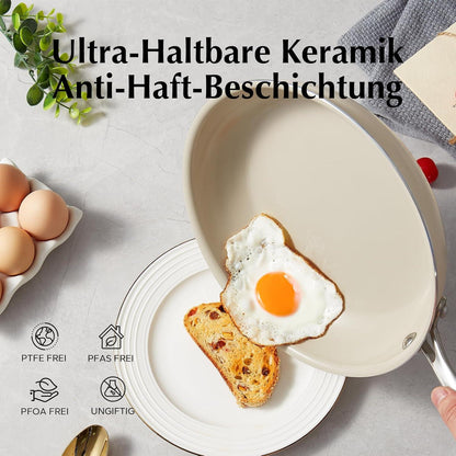 Redchef Pfanne Induktion 28cm Keramik Antihaft