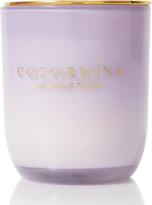 Duftkerze im Glas Lavendel-Thymian 180g Natürliche Soja-Kerze