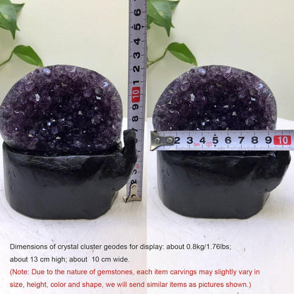 Amethyst Cluster 1.76 Pfund Amethystkristalle Hexerei Chakra