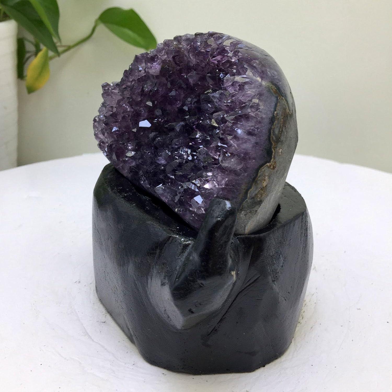 Amethyst-Cluster 1,76 Pfund natürlich Heilsteine Hexerei Chakra