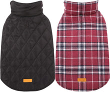 Hundemantel Winter Fleece Wasserdicht und Warm XS Rot