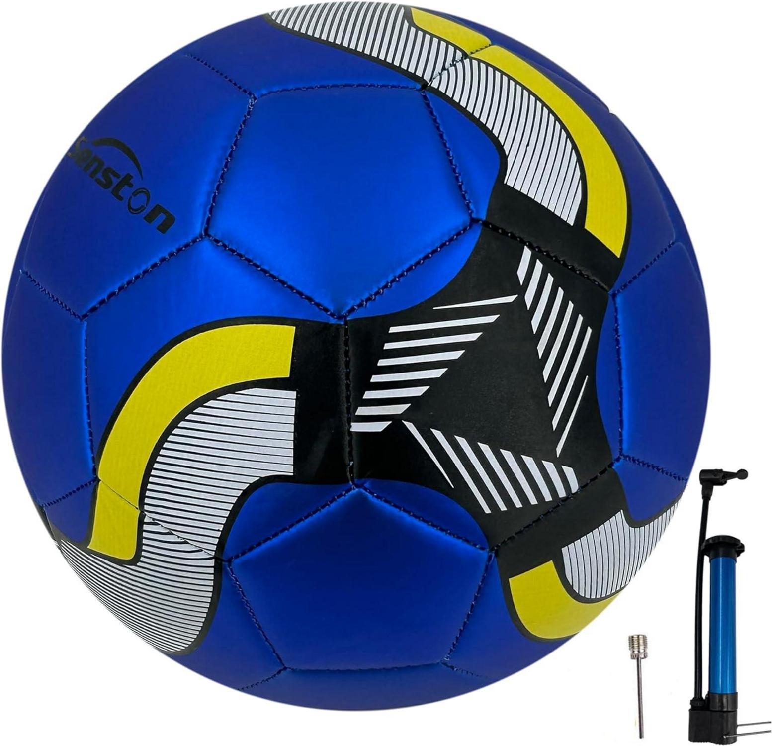 Fußball Training Ball 5 Weich Elastisch Match Training Senior Blau