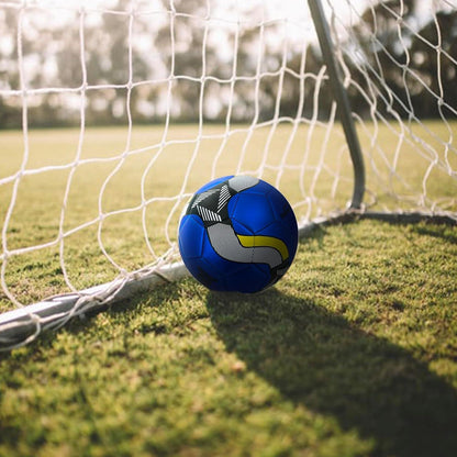 Fußball Größe 5 Weich Elastisch Training Match Junior Erwachsene Blau