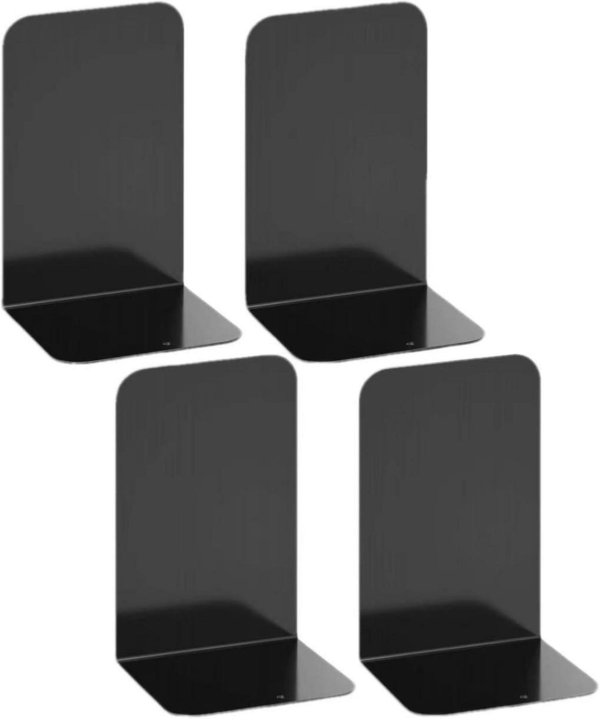 Metall-Buchstützen mit rutschfesten Gummiauflagen 20cm*14cm - 4er Set