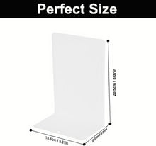Metall-Buchstützen 20cm*14cm Weiße mit rutschfesten