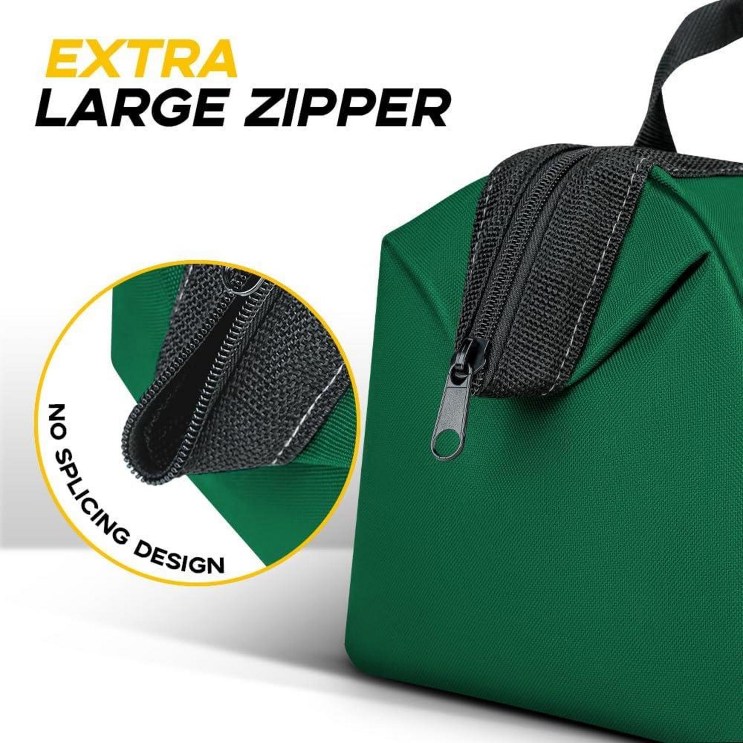 Werkzeugtasche 44x25x29cm 1680D Polyester 6 Multi-Taschen Grün 17 Zoll