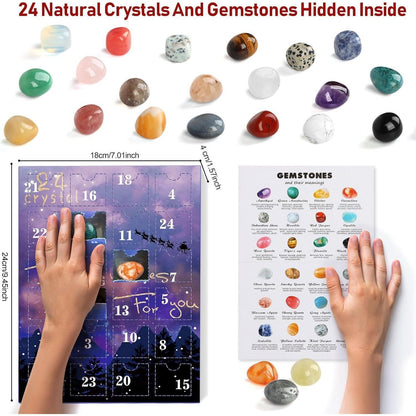 Adventskalender 2026 Kristalle Mineralien Edelsteine für