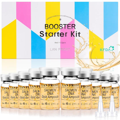Gesichts-Serum Kit mit Hyaluronsäure & Lachs-DNA (12x8ml)