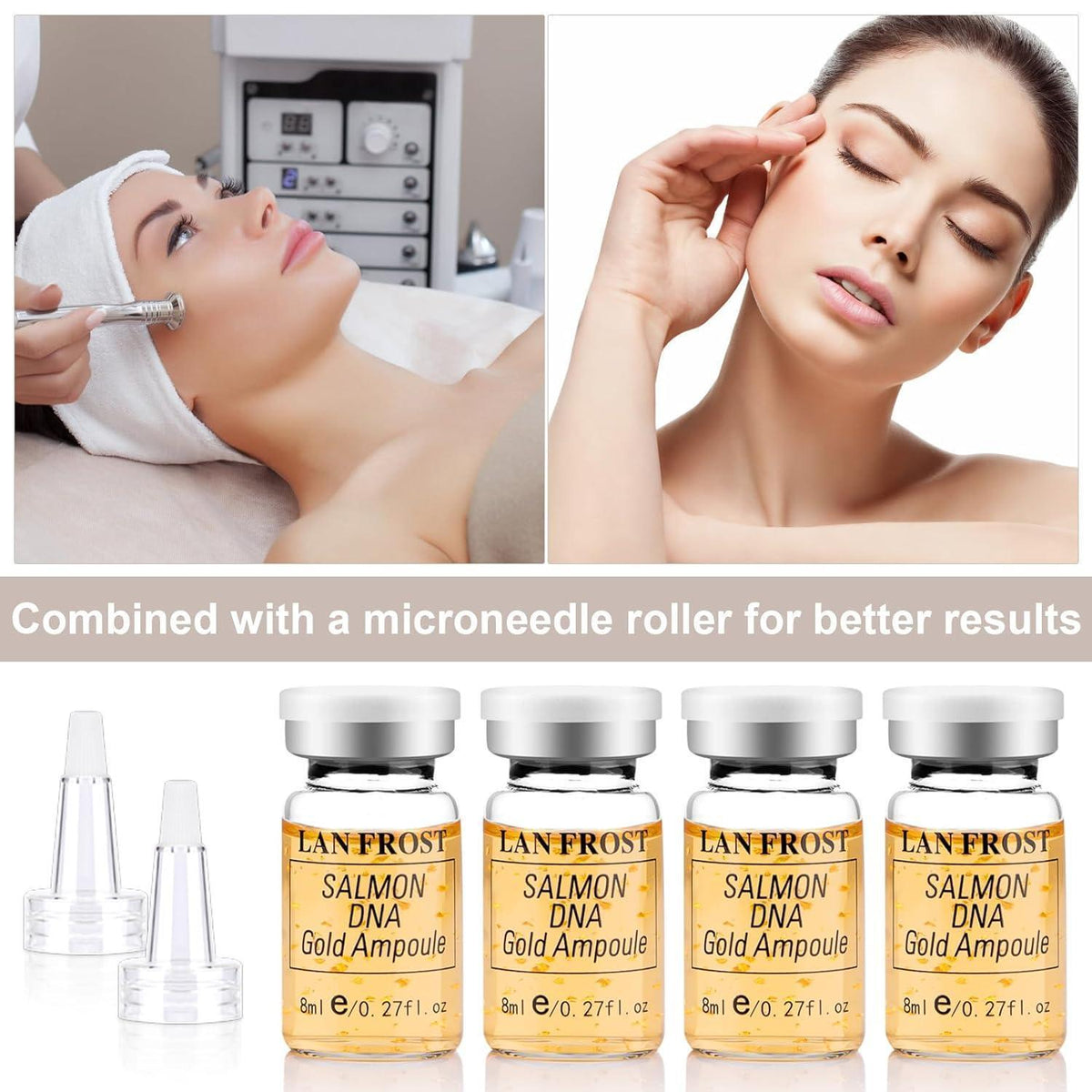 Gesichts-Serum Kit mit Hyaluronsäure & Lachs-DNA (12x8ml)