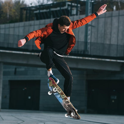 31 x 8 Zoll Skateboard – 7-lagig, Double Kick, für Anfänger