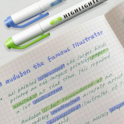 25 Pastell Textmarker Marker Set Highlighters Doppelspitzen Tagebuch Büro