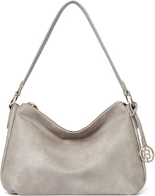 Schultertasche Damen PU Leder Hobo Handtasche Mittelgroß Henkeltasche