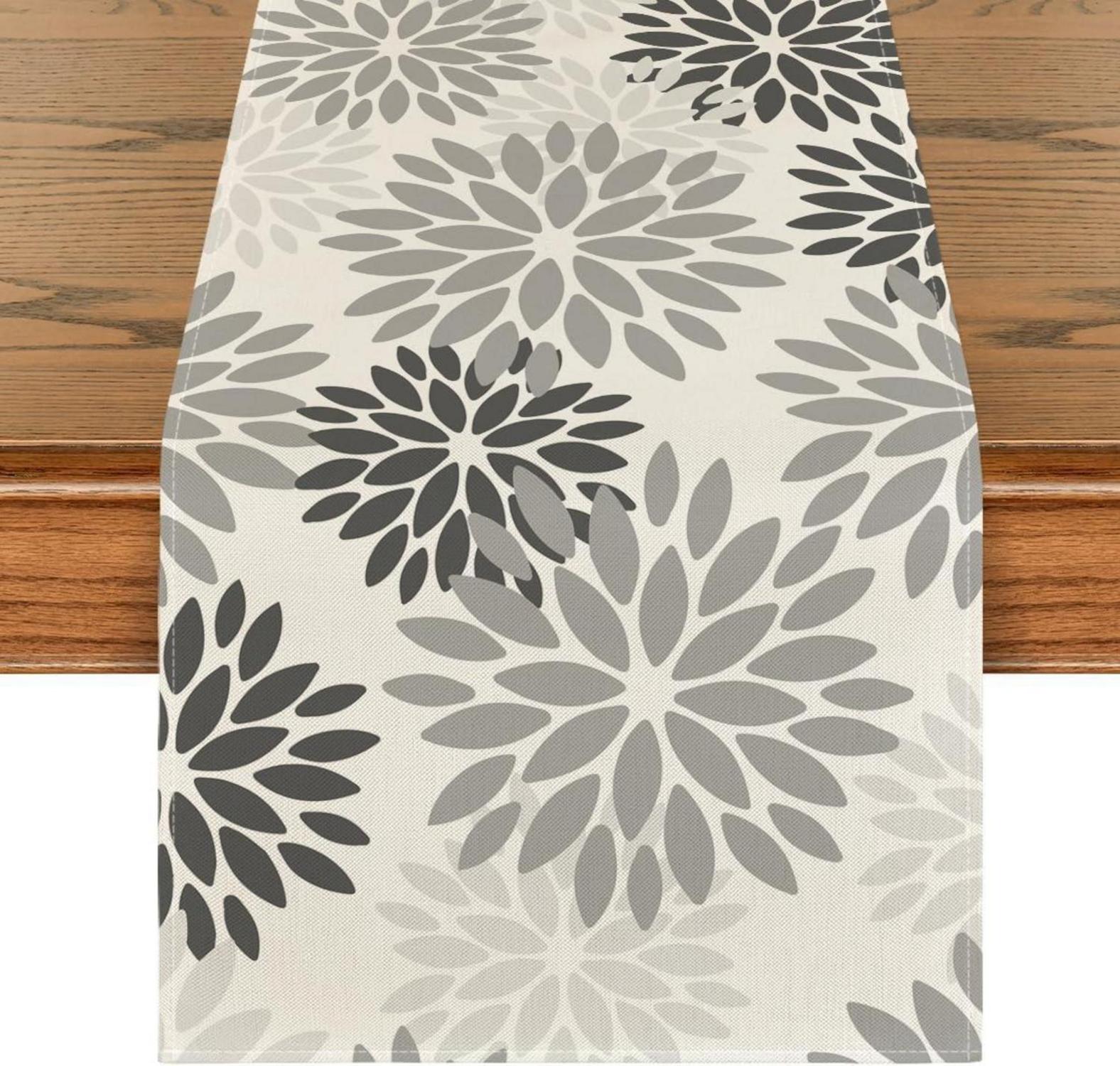 Blumen Tischläufer Herbst Sommer Küche Deko 40x140 cm