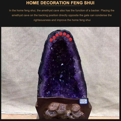 Große Amethyst-Geode Cluster, Roher Amethyst, Natürliche Heilsteine