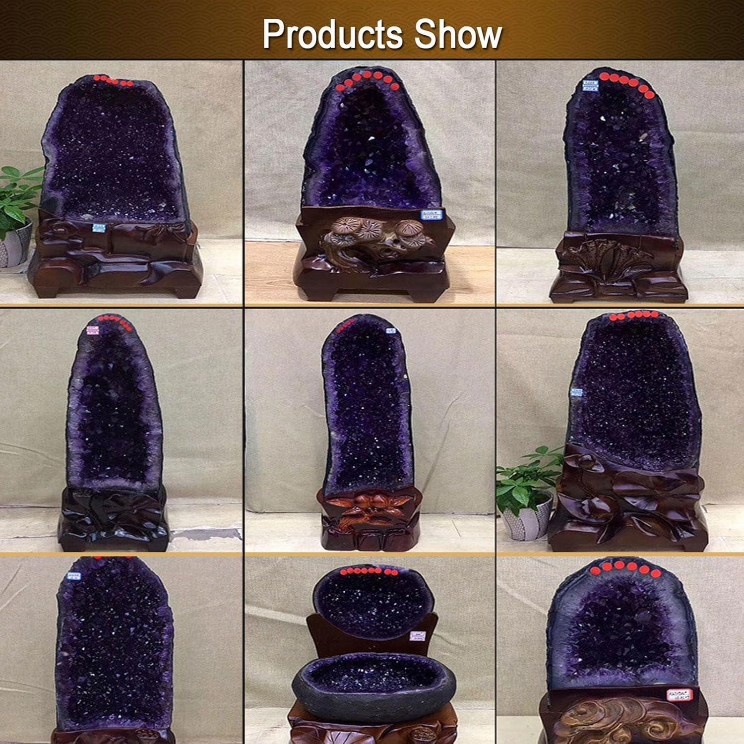 Große Amethyst Geode Naturkristall Cluster 39lbs für Reiki