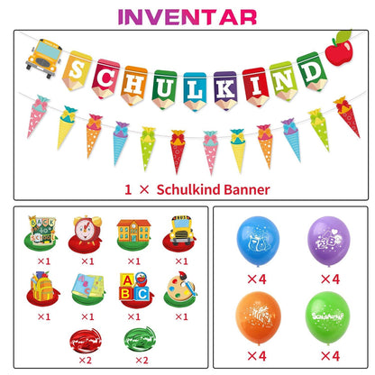 Schulanfang Deko Mädchen Junge Einschulung Geschenk
