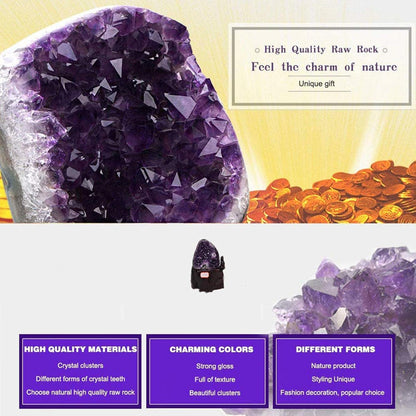 Amethyst Cluster Exemplarstein für Heimdekoration, 4kg