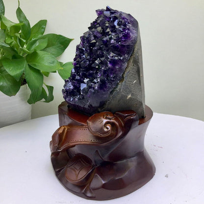 Amethyst-Kristall-Cluster, 5kg, Schmuckstein für Heimdeko