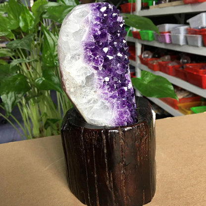 Amethyst Cluster Exemplarstein für Heimdekoration, 4.4lbs