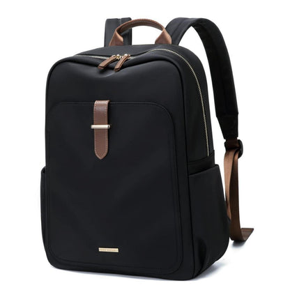 Laptop Rucksack 16 Zoll Damen & Herren – Elegante Schul- & Reisetasche Schwarz