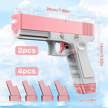 2er Set Mini Wasserpistolen für Kinder, Rosa
