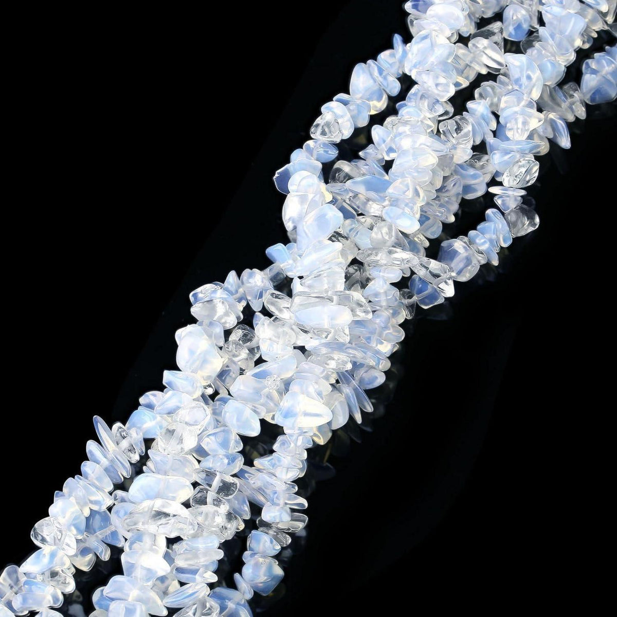 Opal Perlen Kristalle 400 Stück Naturstein DIY Schmuck 5-8mm