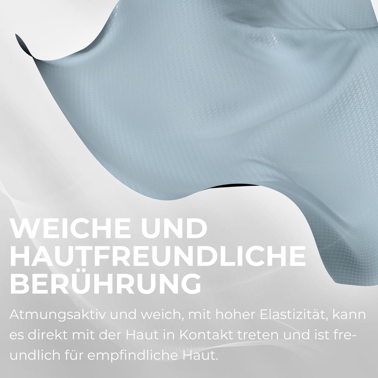 Dowinx Gaming Stuhl Massage Fußstütze Ergonomisch Blau
