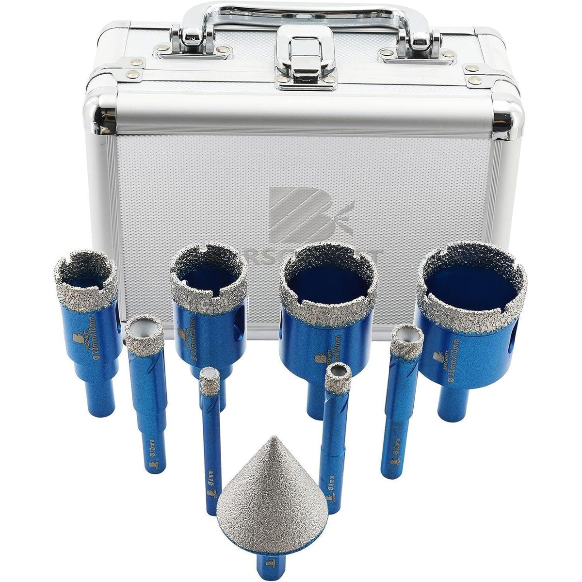 Diamant-Bohrer-Set für Fliesen & Stein 9-teilig